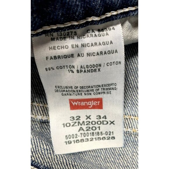 Wrangler Authentics Men’s Straight Leg Blue Jeans Size 32 x 34 - Picture 4 of 4